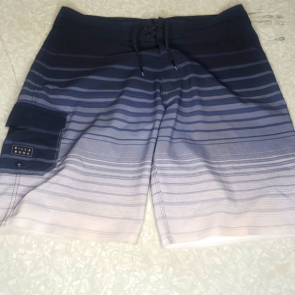 Billabong Blue & Gray Board Shorts / Swim Trunks